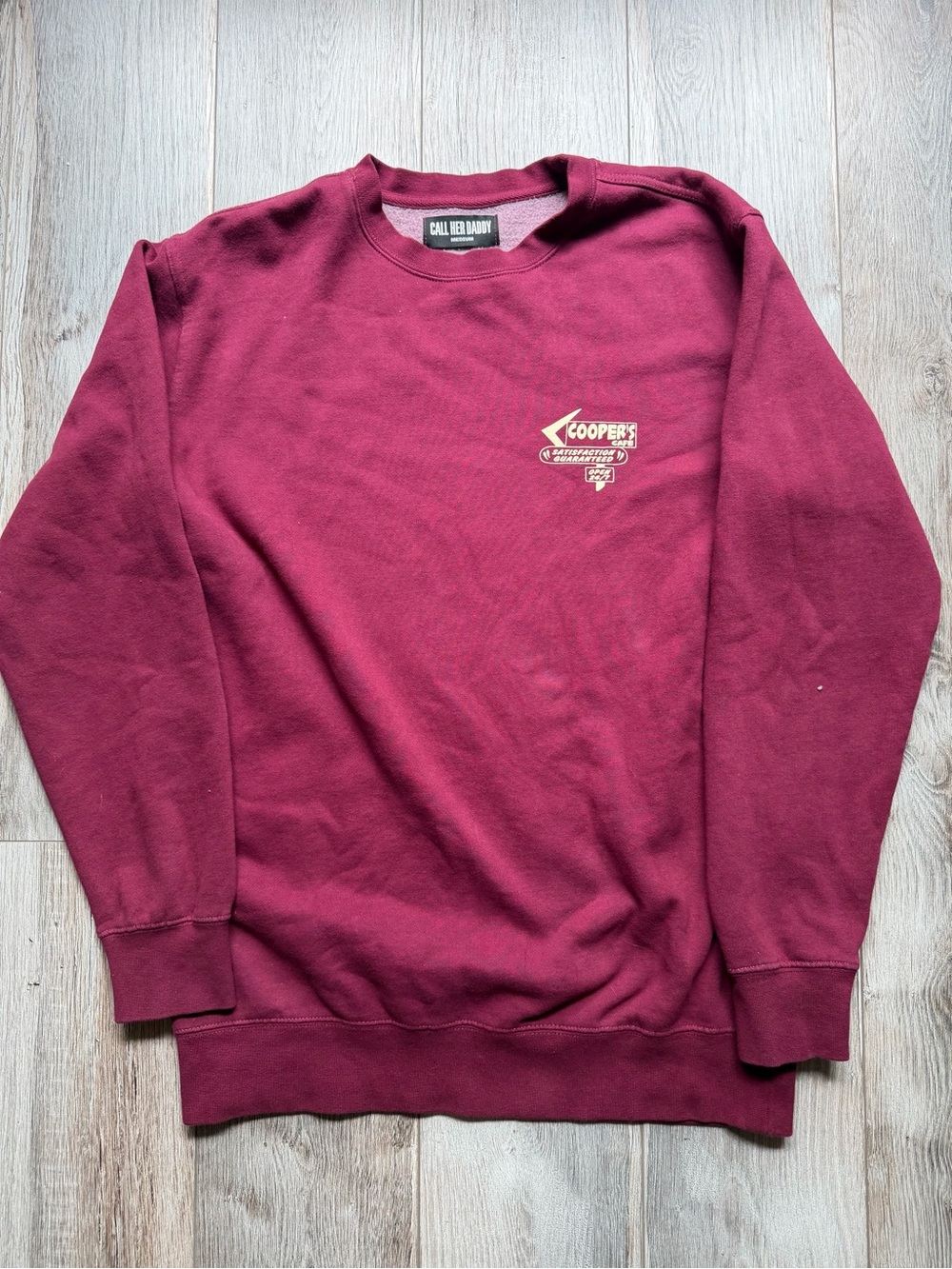 Maroon Crewneck Sweatshirt - Classic Logo